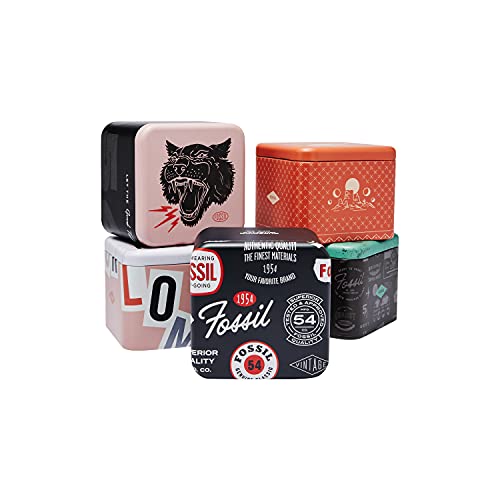 Fossil Men's Townsman 44mm Automatic Watches for Men, Skeleton Watch, Stainless Steel and Leather, Color: Black, Dark Brown (Model ME3155)