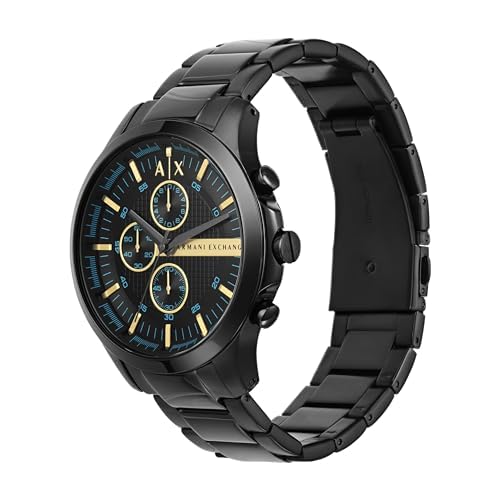 Armani Exchange A|X Men's Chronograph Black Stainless Steel Watch (Model: AX2164)