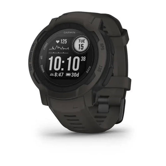 Garmin Instinct 2, Rugged Outdoor Watch with GPS, Built for All Elements, Multi-GNSS Support, Tracback Routing and More, Graphite - 010-02626-10
