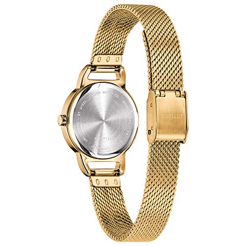 Citizen Quartz Womens Watch, Stainless Steel, Classic, Gold-Tone (Model: EZ7002-54E)