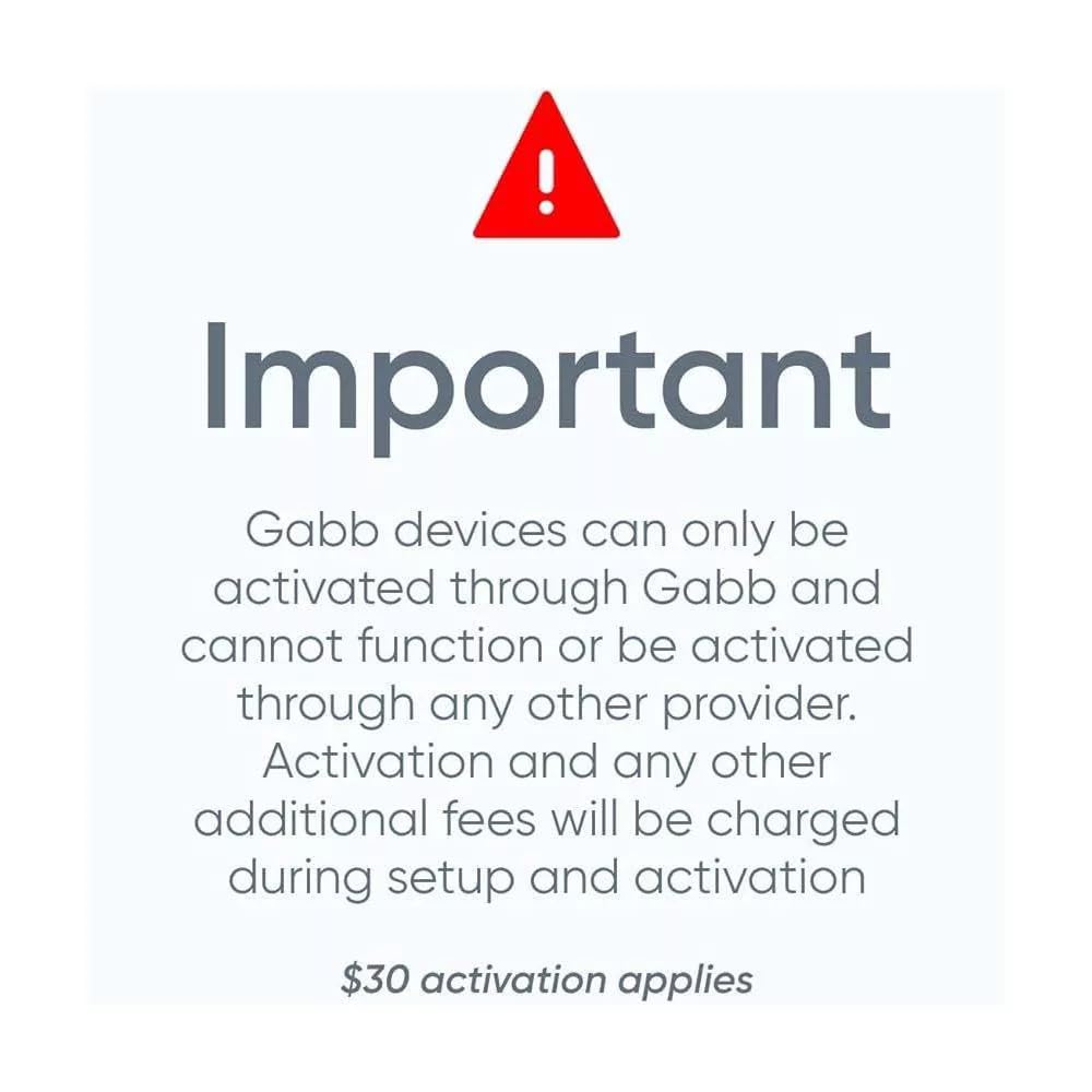 Gabb Watch 3e - GPS Tracker for Kids, Digital Smart Watch, No Social Media or Internet, Fees Required (Silver)