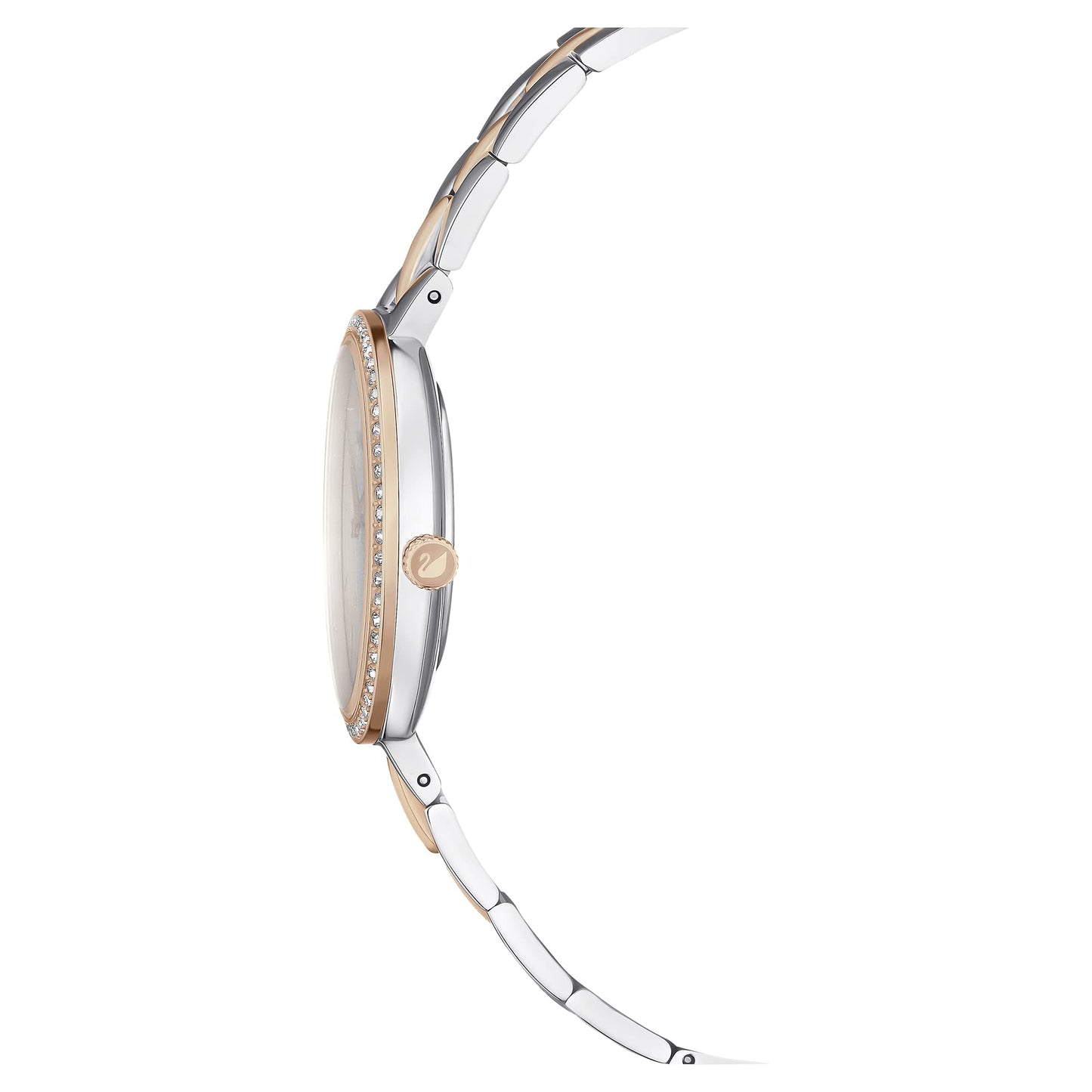 Swarovski Cosmopolitan Watch, Metal Bracelet, White, Rose Gold-Tone Finish