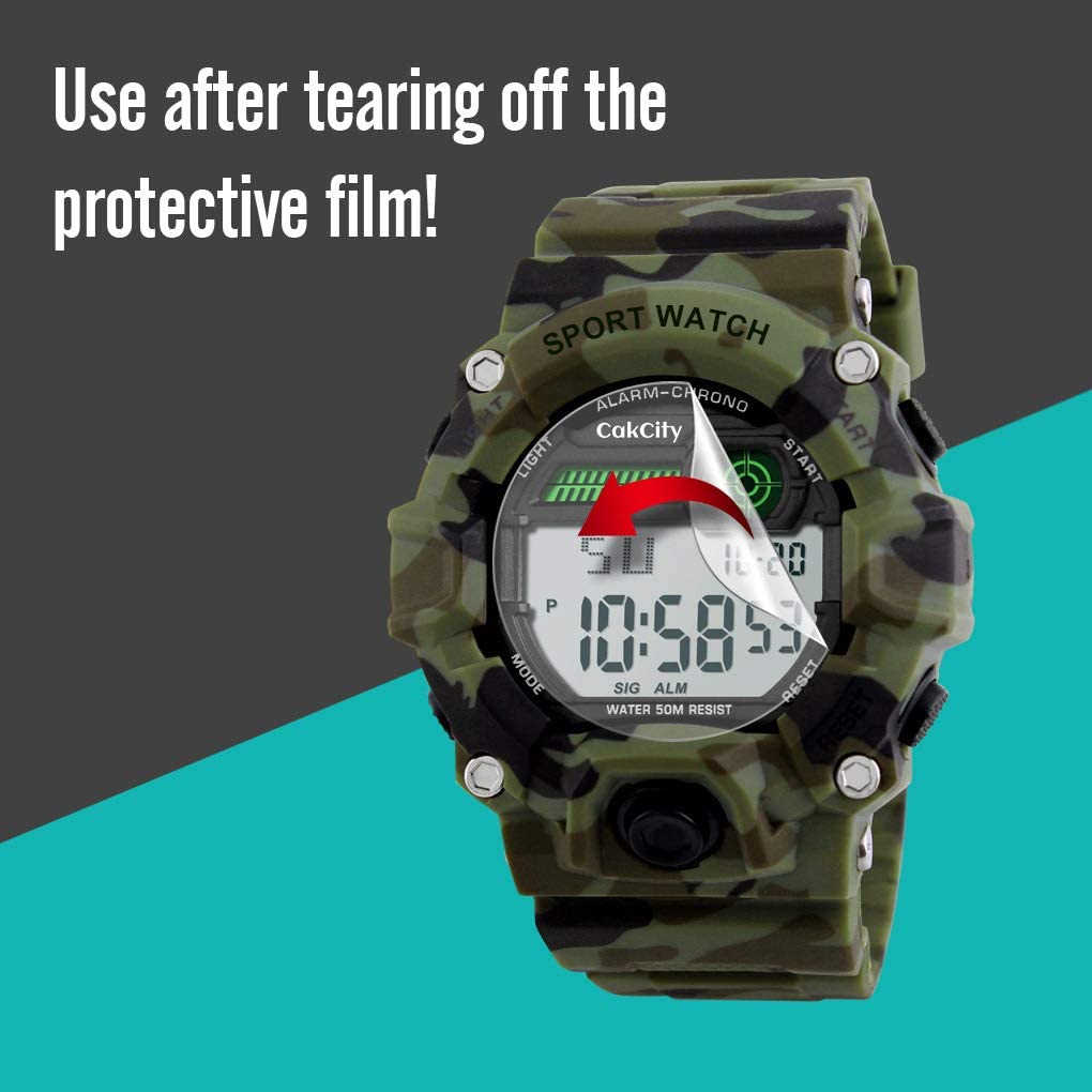Boys Camouflage LED Sport Watch,Waterproof Digital Electronic Casual Military Wrist Kids Sports Watch with Silicone Band Luminous Alarm Stopwatch Watches