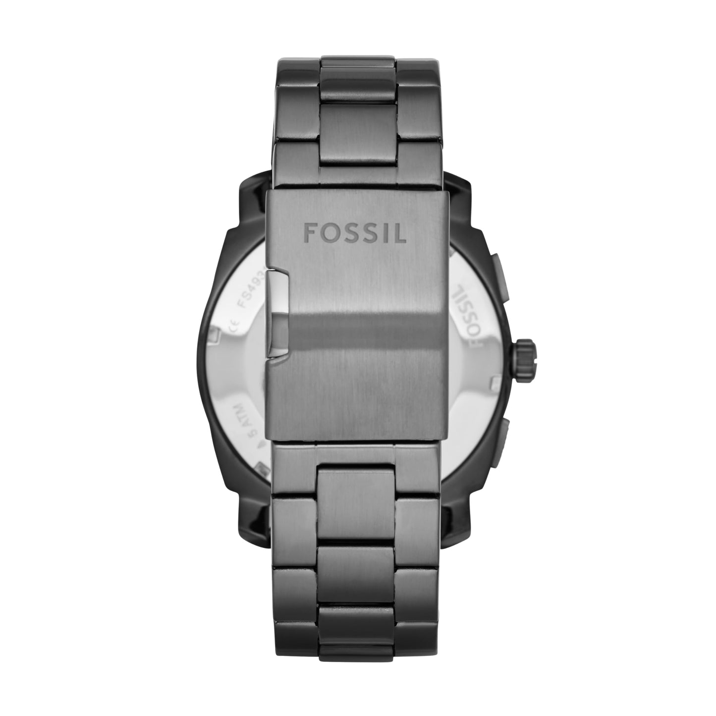 Fossil Men's Machine Quartz Stainless Steel Chronograph Watch, Color: Smoke (Model: FS4931)