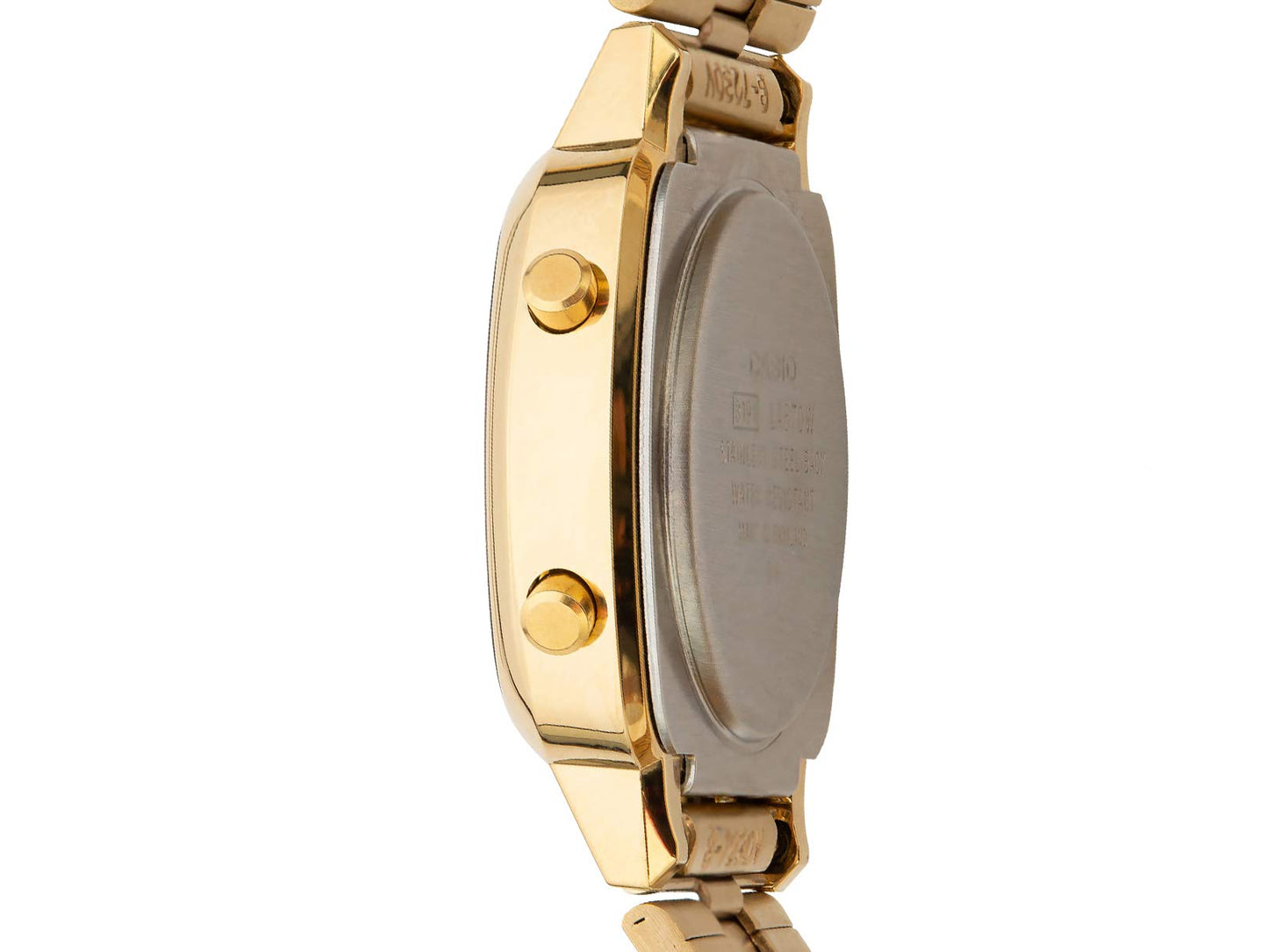 CASIO Women's LA670WGA-9 Gold Stainless-Steel Quartz Watch with Digital Dial