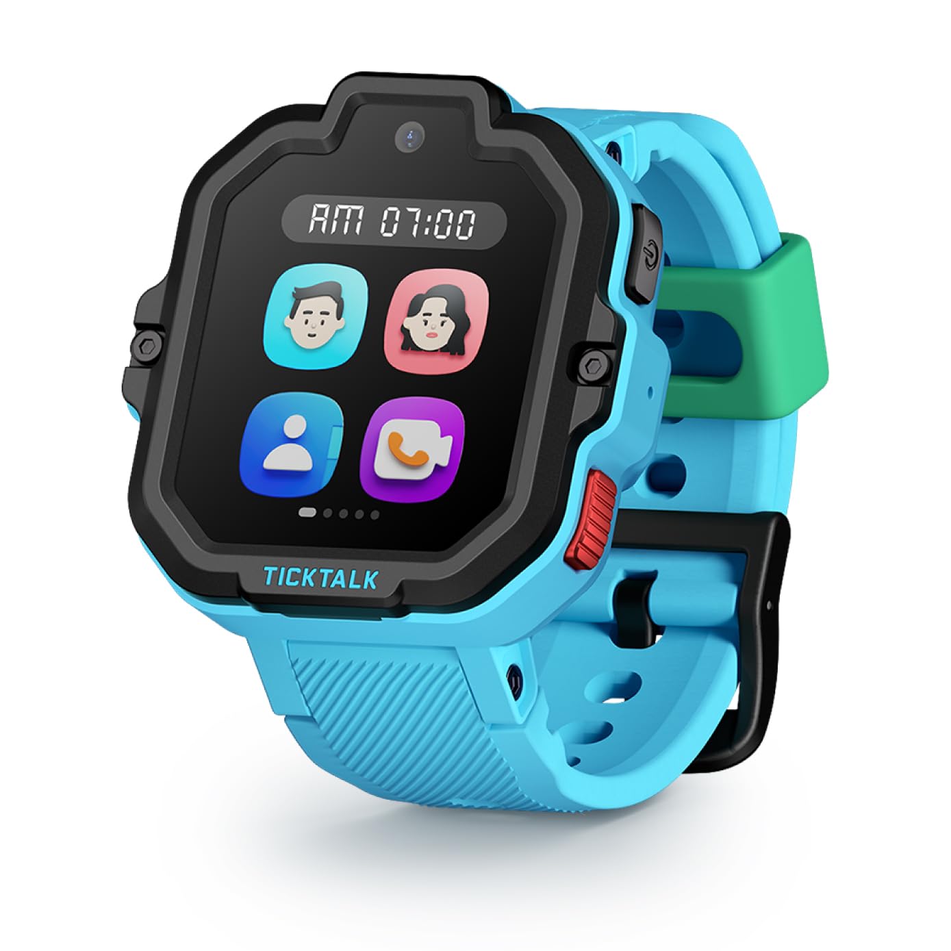 TickTalk 5 - Kids Smart Watch with GPS Tracker, Video Calling, SOS, & Parental Controls | Smartwatch with Free Music, Texting, Kid Phone Call and Text, Boys & Girls - 4G Smart Watch for Kids 3-12
