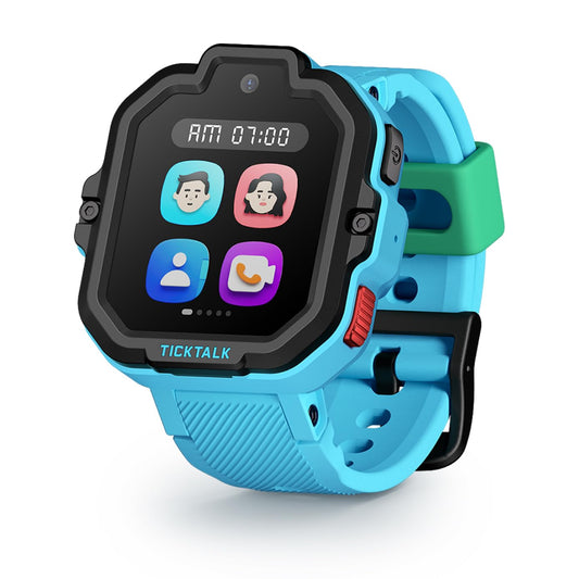 TickTalk 5 - Kids Smart Watch with GPS Tracker, Video Calling, SOS, & Parental Controls | Smartwatch with Free Music, Texting, Kid Phone Call and Text, Boys & Girls - 4G Smart Watch for Kids 3-12