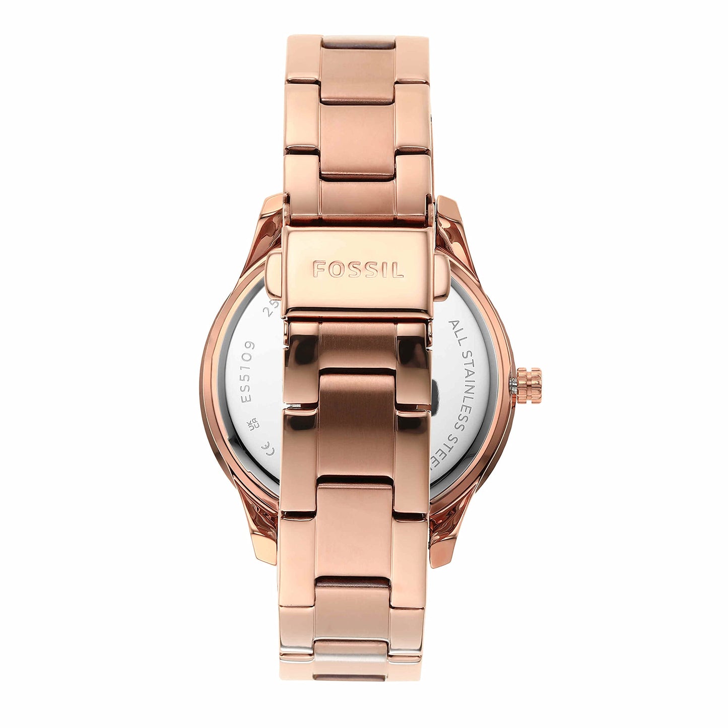 Fossil Women's Stella Sport Quartz Stainless Steel Multifunction Watch, Color: Rose Gold (Model: ES5109)