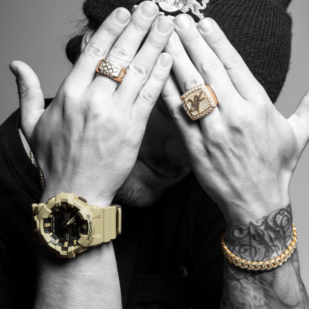 Casio Men's Watch XL Series G-Shock Quartz 200M Water Resistant, Shock Resistant, Matte Tan Resin Finish, Durable Men's Wrist Watches, Digital Casio G-Shock for Men (Model GA-700UC-5ACR)