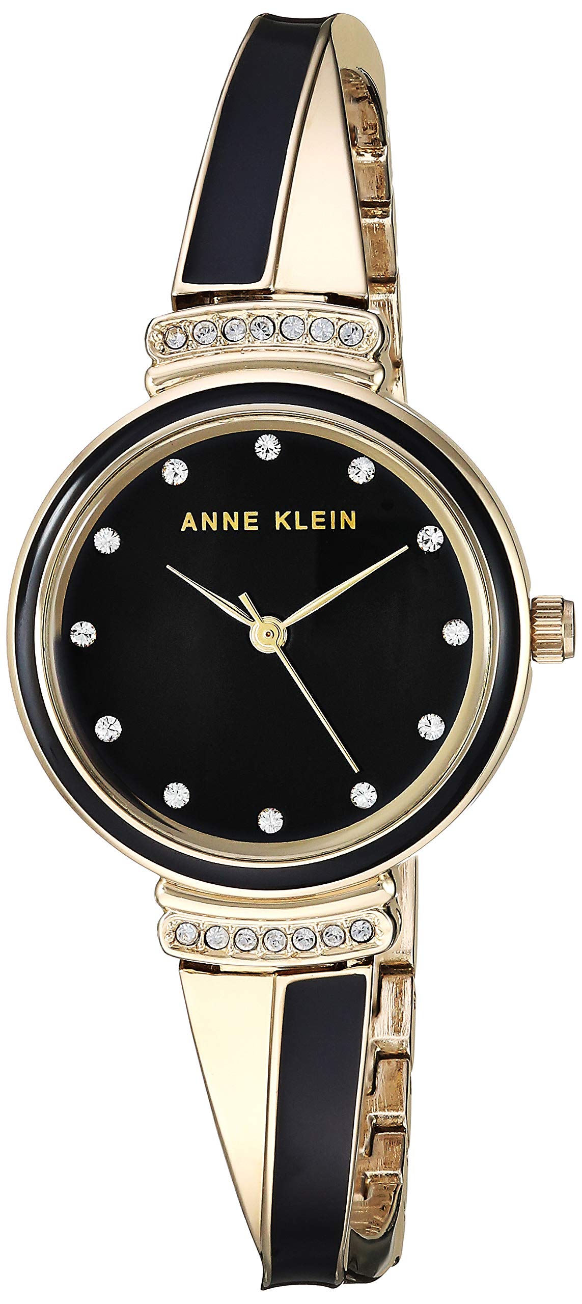 Anne Klein Women's Premium Crystal Accented Watch and Bangle Set