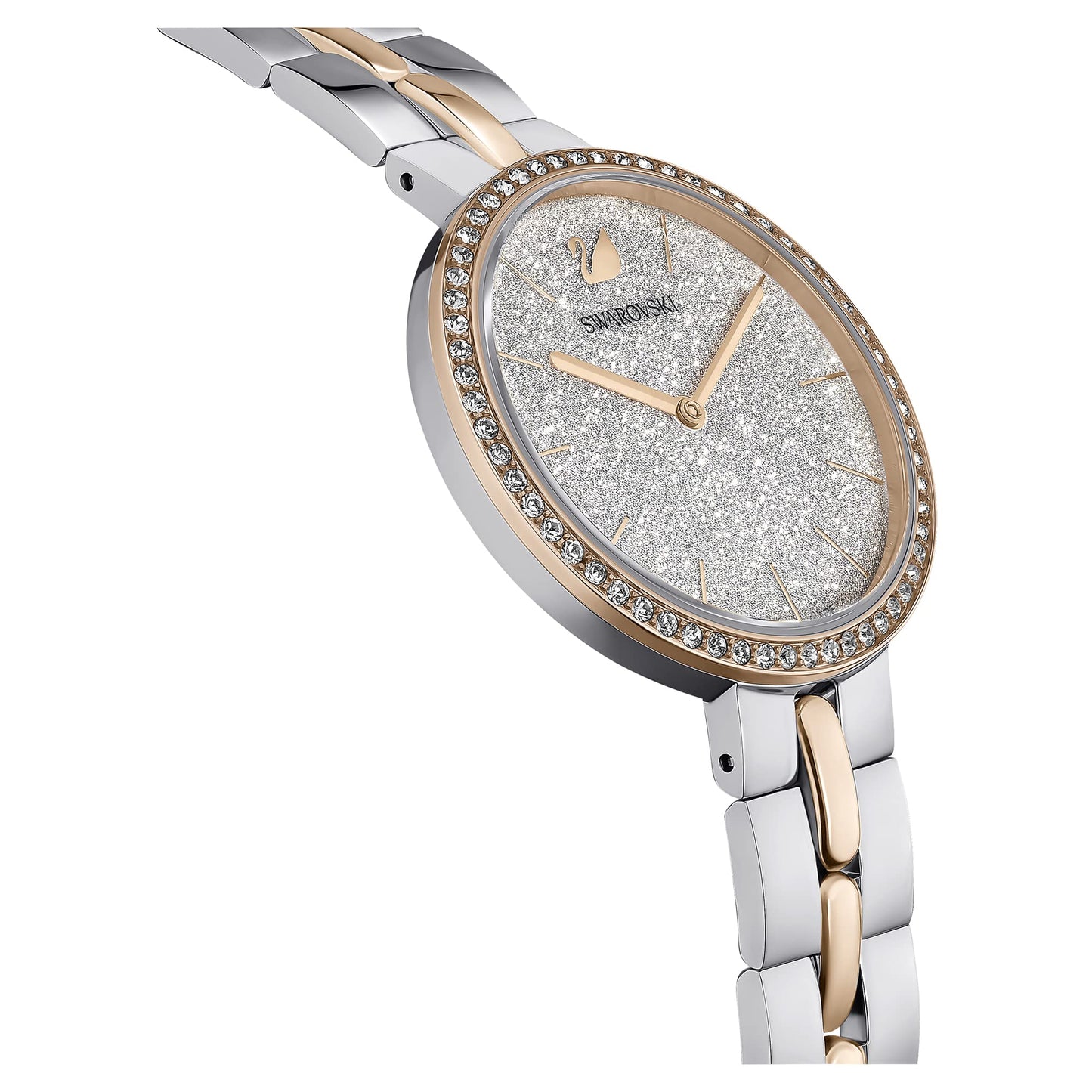 Swarovski Cosmopolitan Watch, Metal Bracelet, White, Rose Gold-Tone Finish