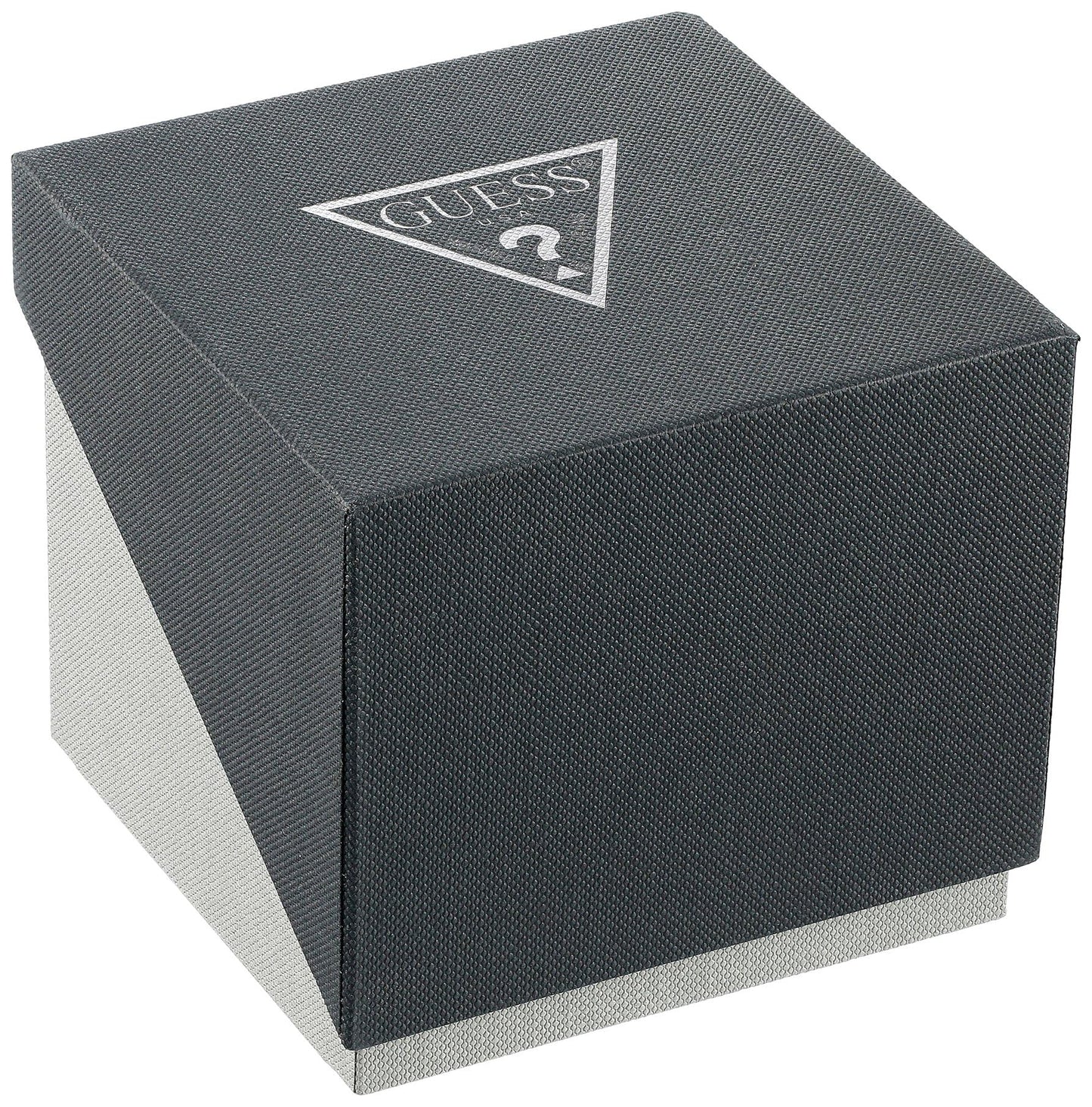 Guess Women's Stainless Steel + Stain Resistant Silicone Watch with Day + Date Functions (Model: U1053L)