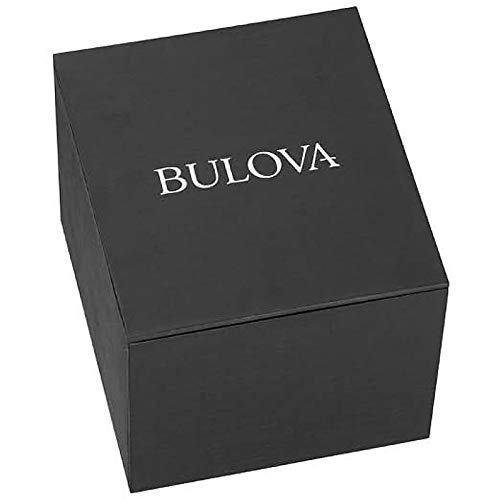 Bulova Men's Marine Star Series A Rose Gold Stainless Steel 6-Hand Chronograph Quartz Watch, Black Silicone Strap Style: 98B104