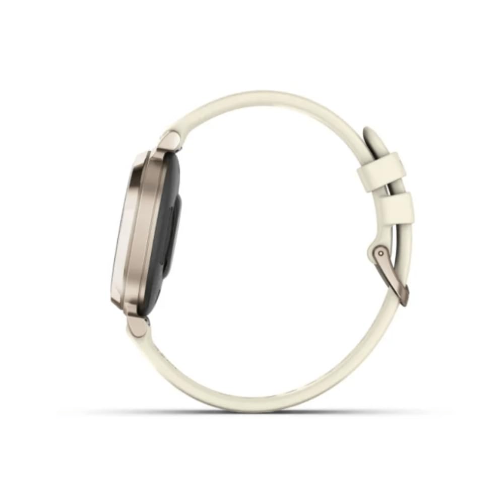Garmin Lily 2, Small and Stylish Smartwatch, Hidden Display, Patterned Lens, Up to 5 Days Battery Life, Coconut