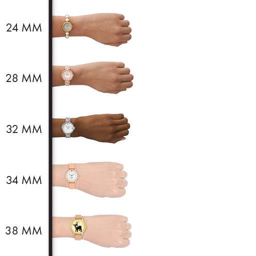 Kate Spade New York Women's Park Row Quartz Metal and Silicone Three-Hand Watch, Color: Taupe/Rose Gold (Model: KSW1519)