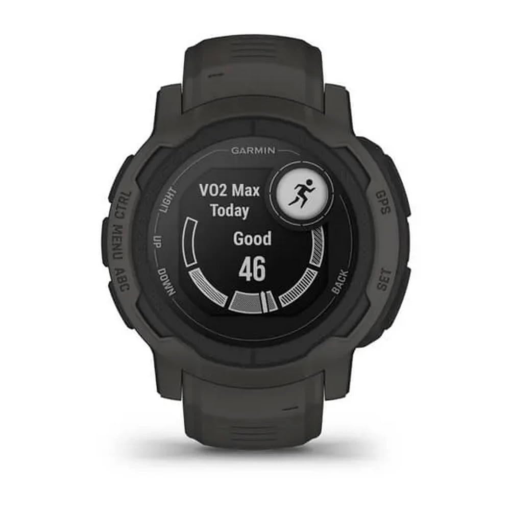 Garmin Instinct 2, Rugged Outdoor Watch with GPS, Built for All Elements, Multi-GNSS Support, Tracback Routing and More, Graphite - 010-02626-10