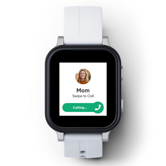 Gabb Watch 3e - GPS Tracker for Kids, Digital Smart Watch, No Social Media or Internet, Fees Required (Silver)