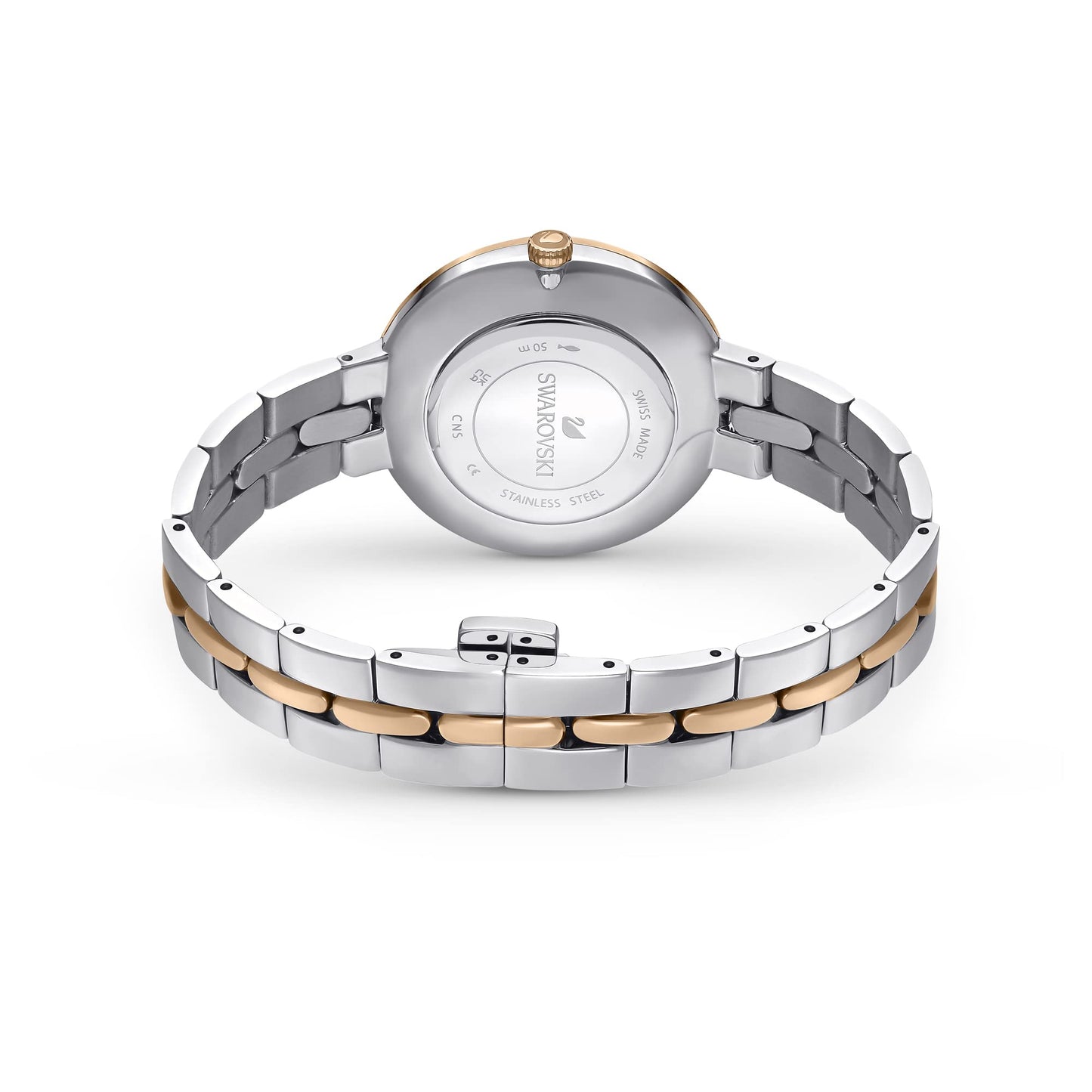 Swarovski Cosmopolitan Watch, Metal Bracelet, White, Rose Gold-Tone Finish