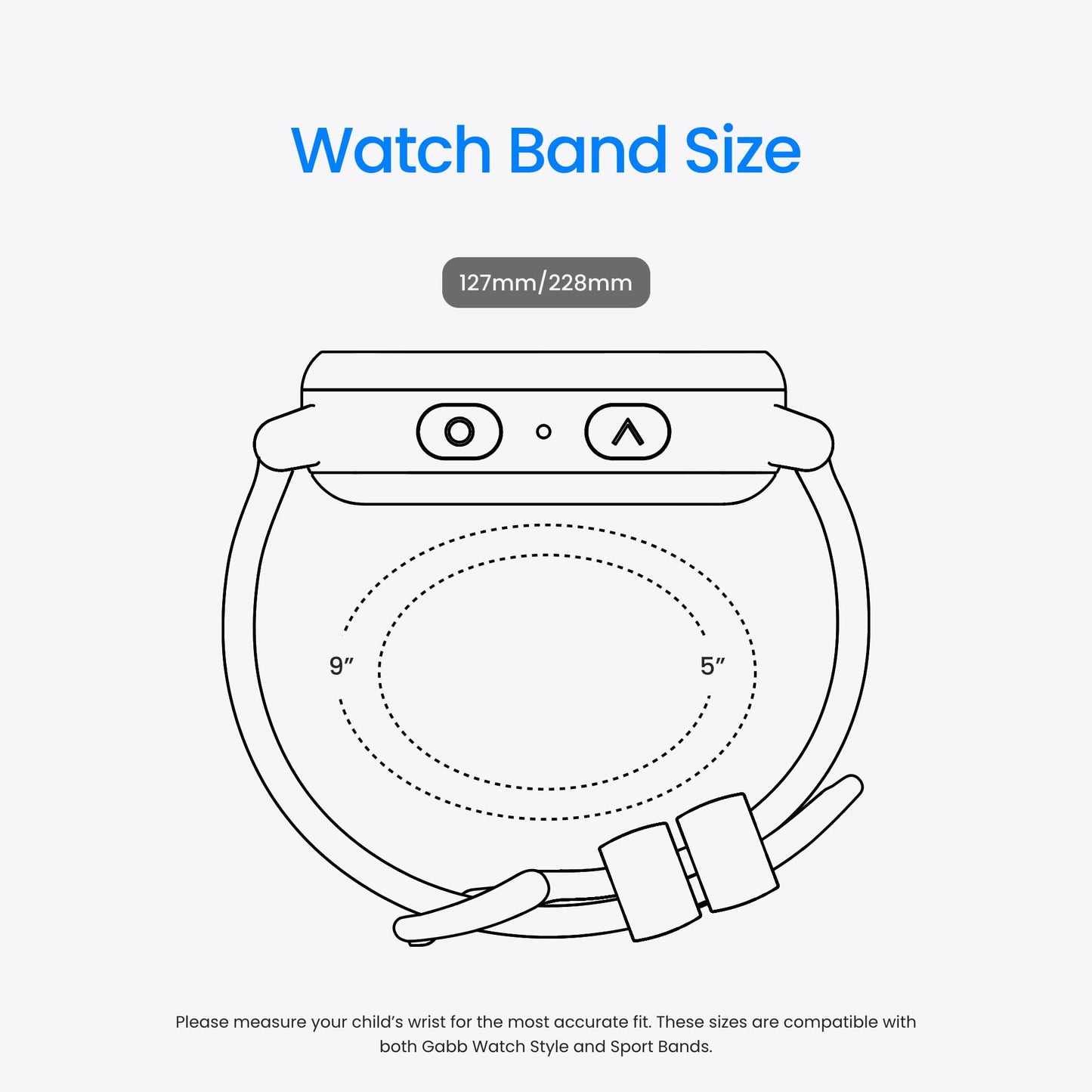 Gabb Watch 3e - GPS Tracker for Kids, Digital Smart Watch, No Social Media or Internet, Fees Required (Silver)