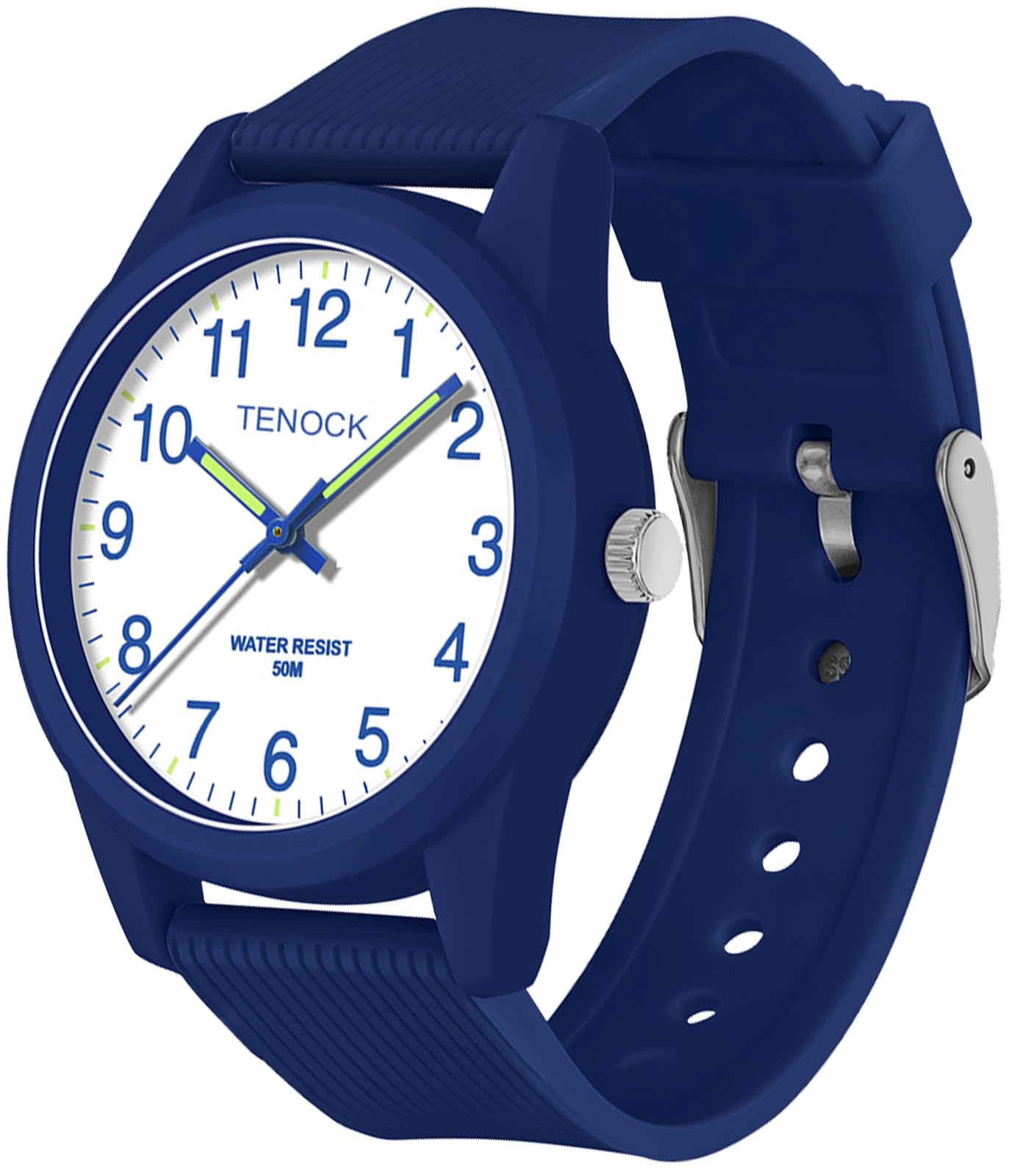 Kids Analog Watches for Girls Boys Watches with Soft Band Learning Time 50M Waterproof Children Watch Easy to Read for Ages 4-12 Kids Gift (Blue)