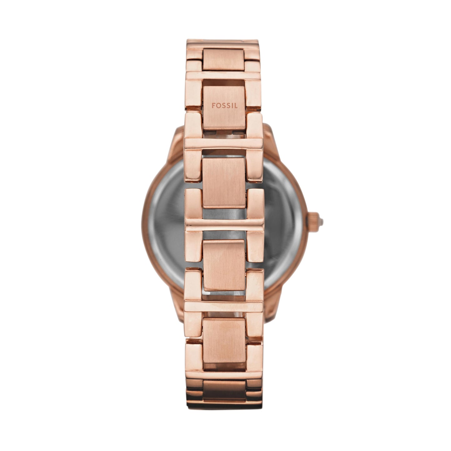 Fossil Women's Jesse Quartz Stainless Steel Three-Hand Watch, Color: Rose Gold Glitz (Model: ES3020)