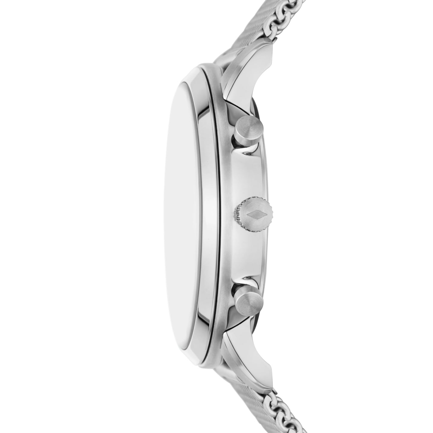 Fossil Men's Neutra Gift Set Quartz Stainless Steel Chronograph Watch with Silver Mesh Bracelet and Black Leather Bracelet, Analog Watches for Men, Color: Silver (Model: FS6020SET)