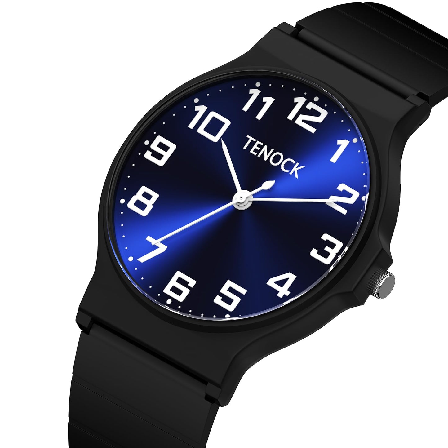 Kids Analog Watch for Boys and Girls, 30M Water Resistant (3ATM), Sports Watch with Thin Dial & Soft Band, Easy to Read for Ages 5-15 – Perfect Birthday Christmas Gift for Kids(Light-Blue)