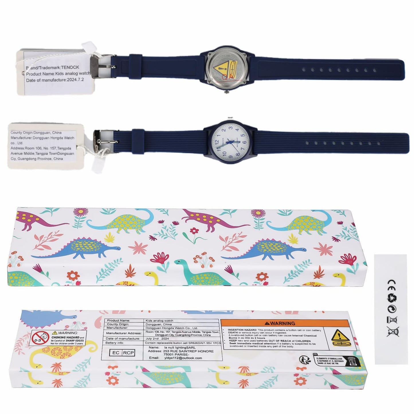 Kids Analog Watches for Girls Boys Watches with Soft Band Learning Time 50M Waterproof Children Watch Easy to Read for Ages 4-12 Kids Gift (Blue)