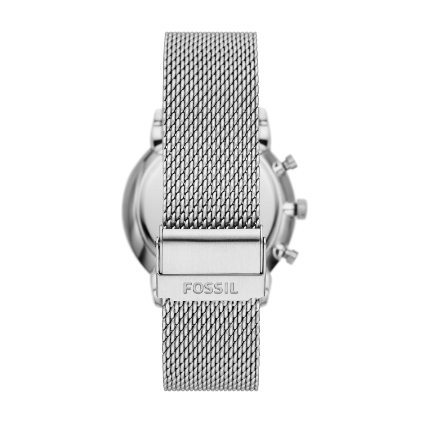 Fossil Men's Neutra Gift Set Quartz Stainless Steel Chronograph Watch with Silver Mesh Bracelet and Black Leather Bracelet, Analog Watches for Men, Color: Silver (Model: FS6020SET)