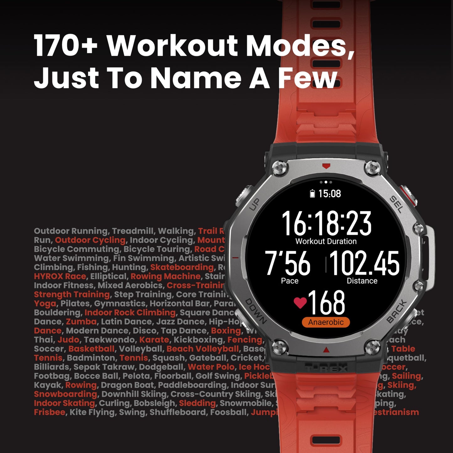 Amazfit T-Rex 3 Outdoor Smart Watch 48mm AMOLED Display, Offline Maps & Navigation, 6 Satellite Systems Dual Band GPS, 27 Days Battery Life, 170+ Sports Mode, 45m Freediving for Android, iPhone