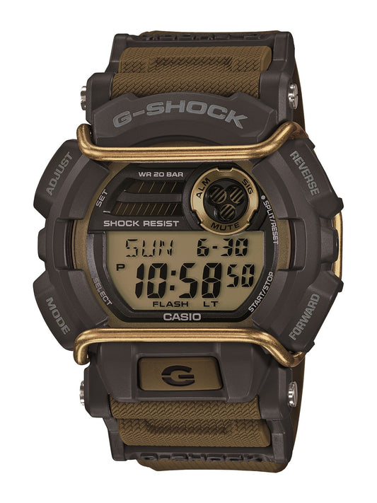 Casio G-Shock Green Sport Watch, Shock Resistant, 200M Water Resistant, LED Backlight, Multi-Time Zones, Stopwatch, Countdown Timer, 5 Alarms, Matte Finish, 3-Year Battery