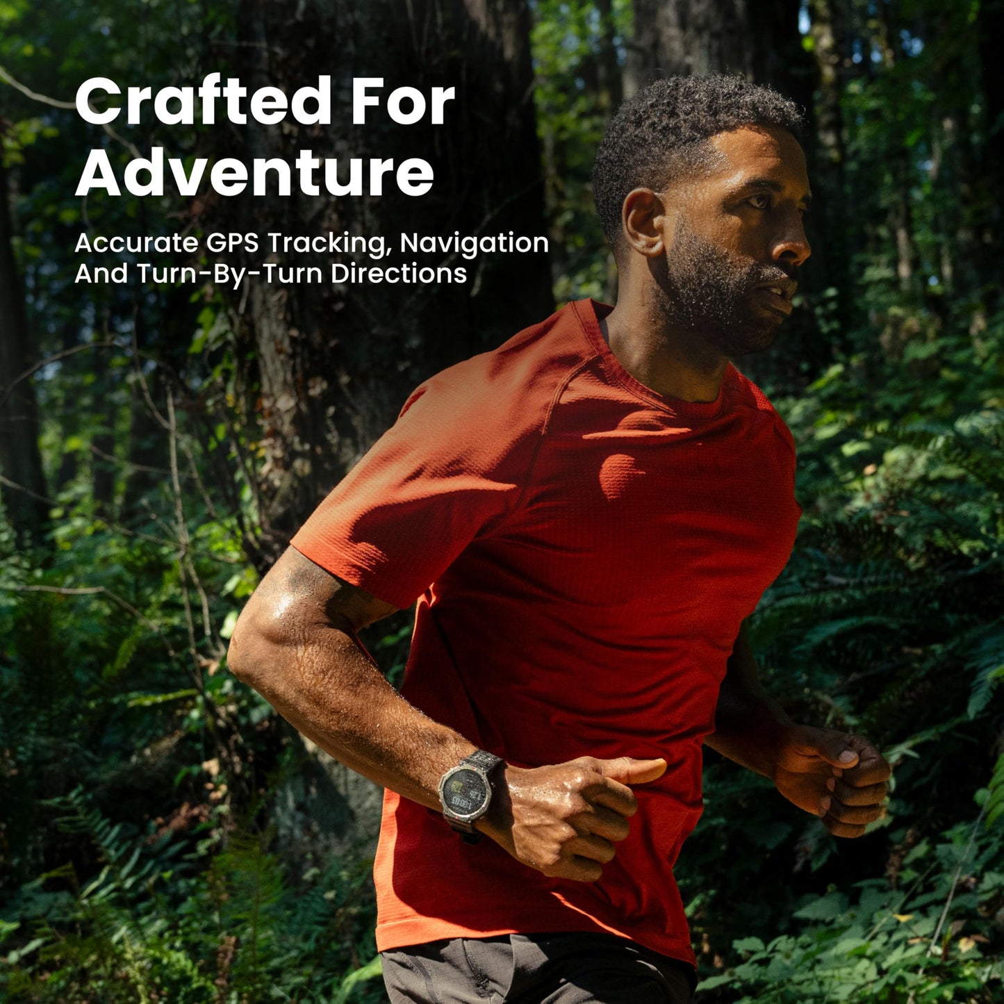 Amazfit T-Rex 3 Outdoor Smart Watch 48mm AMOLED Display, Offline Maps & Navigation, 6 Satellite Systems Dual Band GPS, 27 Days Battery Life, 170+ Sports Mode, 45m Freediving for Android, iPhone