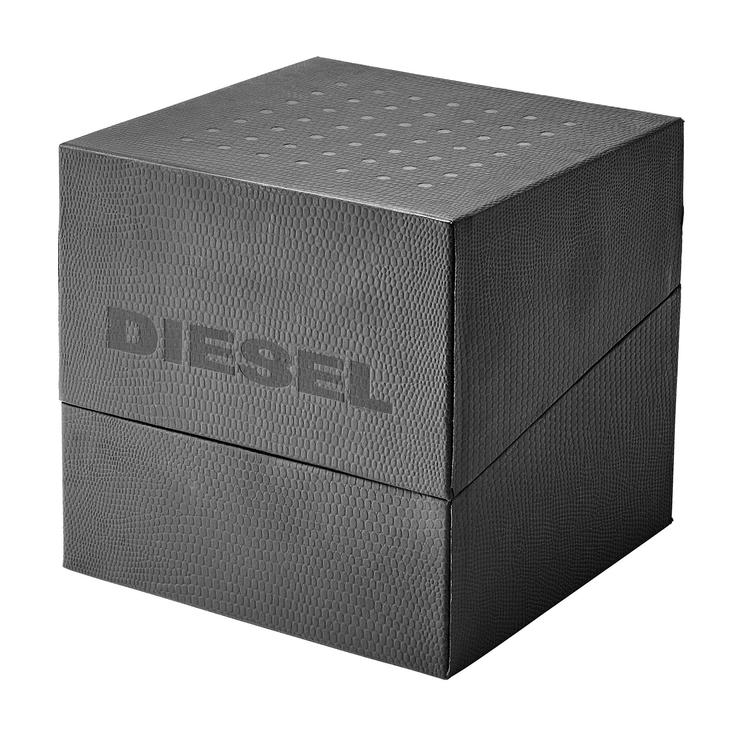 Diesel Mega Chief Stainless Steel and Nylon Chronograph Men's Watch, Color: Gunmetal, Black (Model: DZ4500)